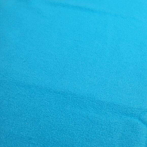 Turquoise Blue Fleece Fabric 35 x 35" Soft Warm Material for Craft Sewing - Picture 2 of 7